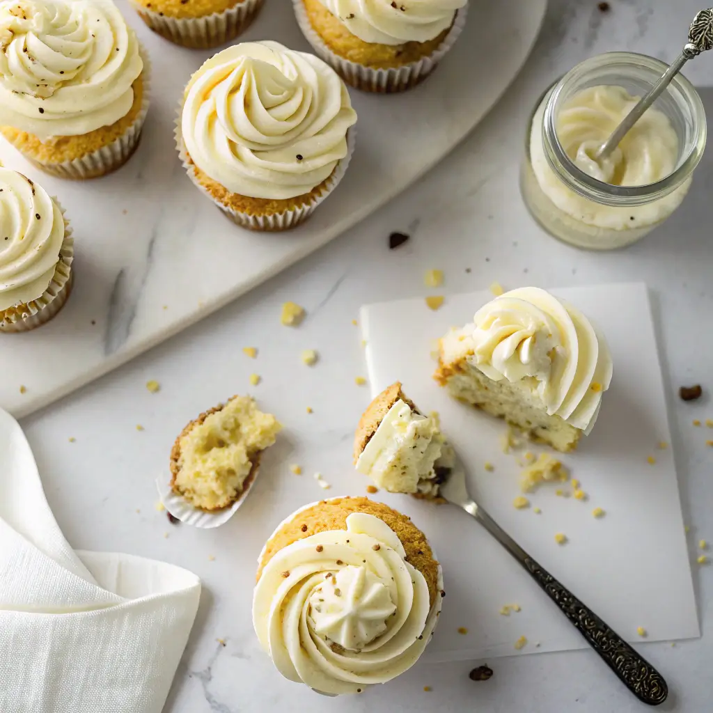 Vanilla Bean Paste Uses: Elevate Your Baking with This Secret Ingredient 1 Vanilla bean paste uses in fluffy cupcakes with buttercream frosting